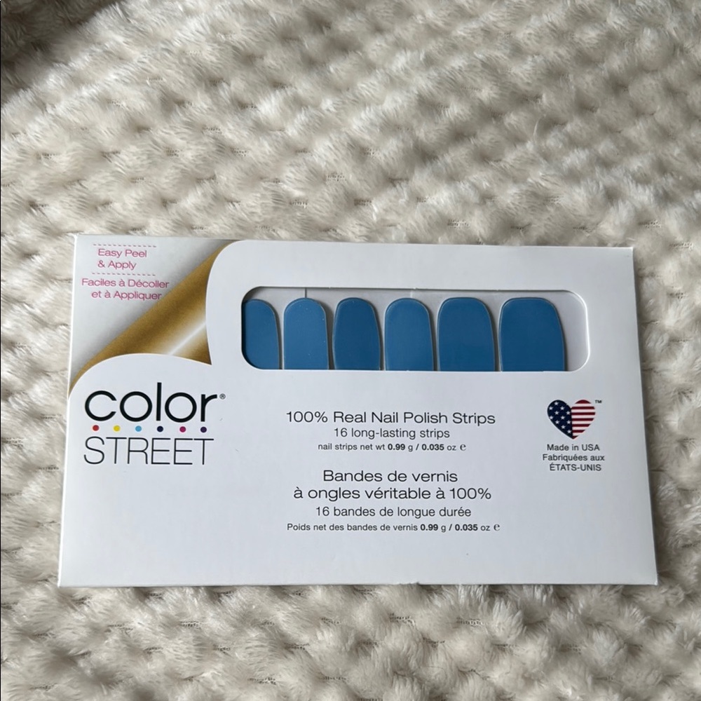 Color Street Sky Blue Nail Strips Fortune Teller